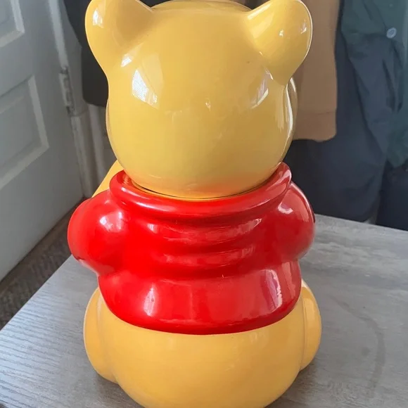 Yellow and Red Winnie the Pooh Cookie Jar - Picture 3 of 7